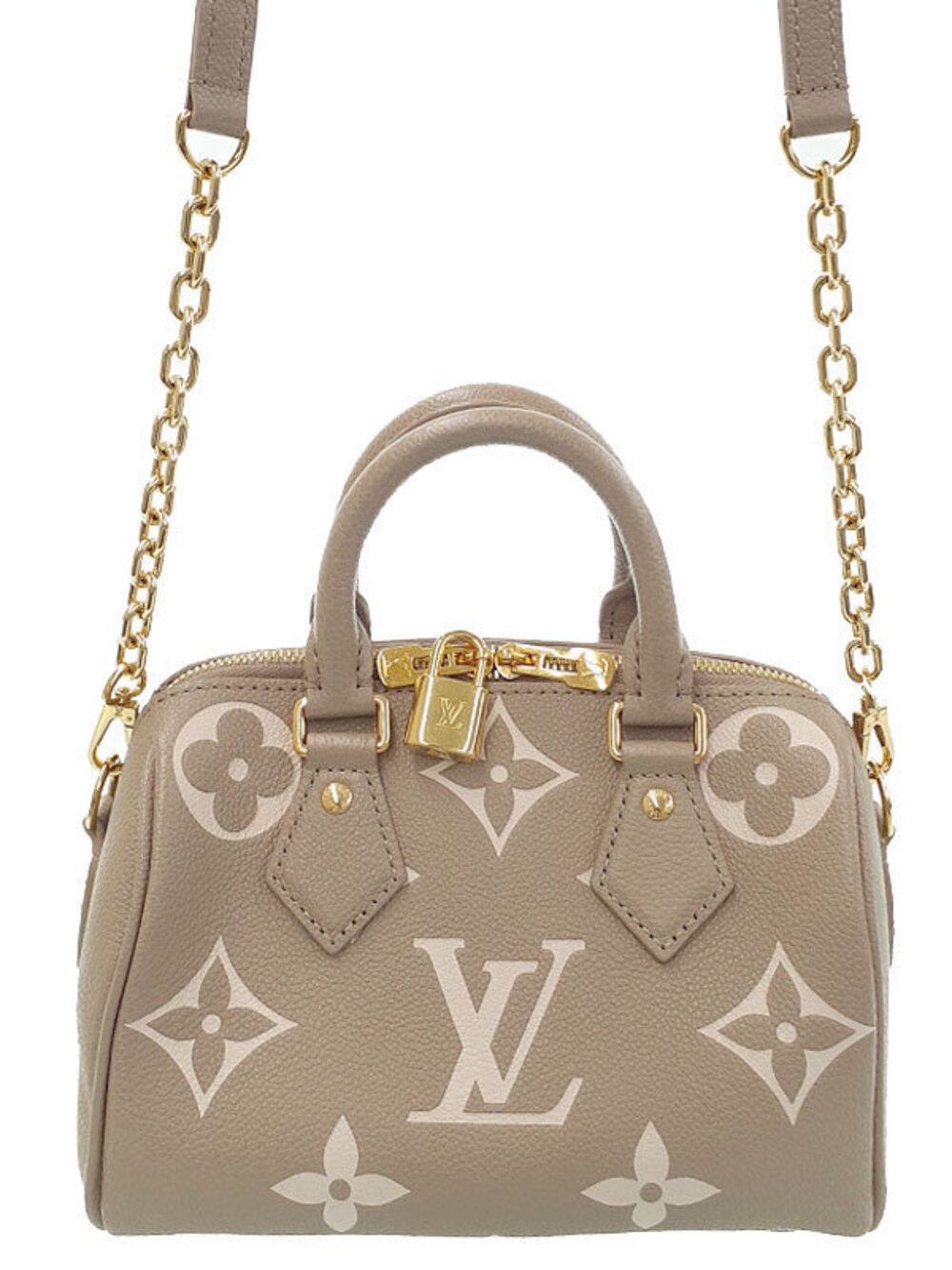Louis Vuitton Bicolor Monogram Empreinte Speedy Bandouliere Bag